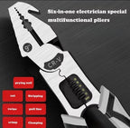 Industrial CR-V wire cutters cutting iron chain
